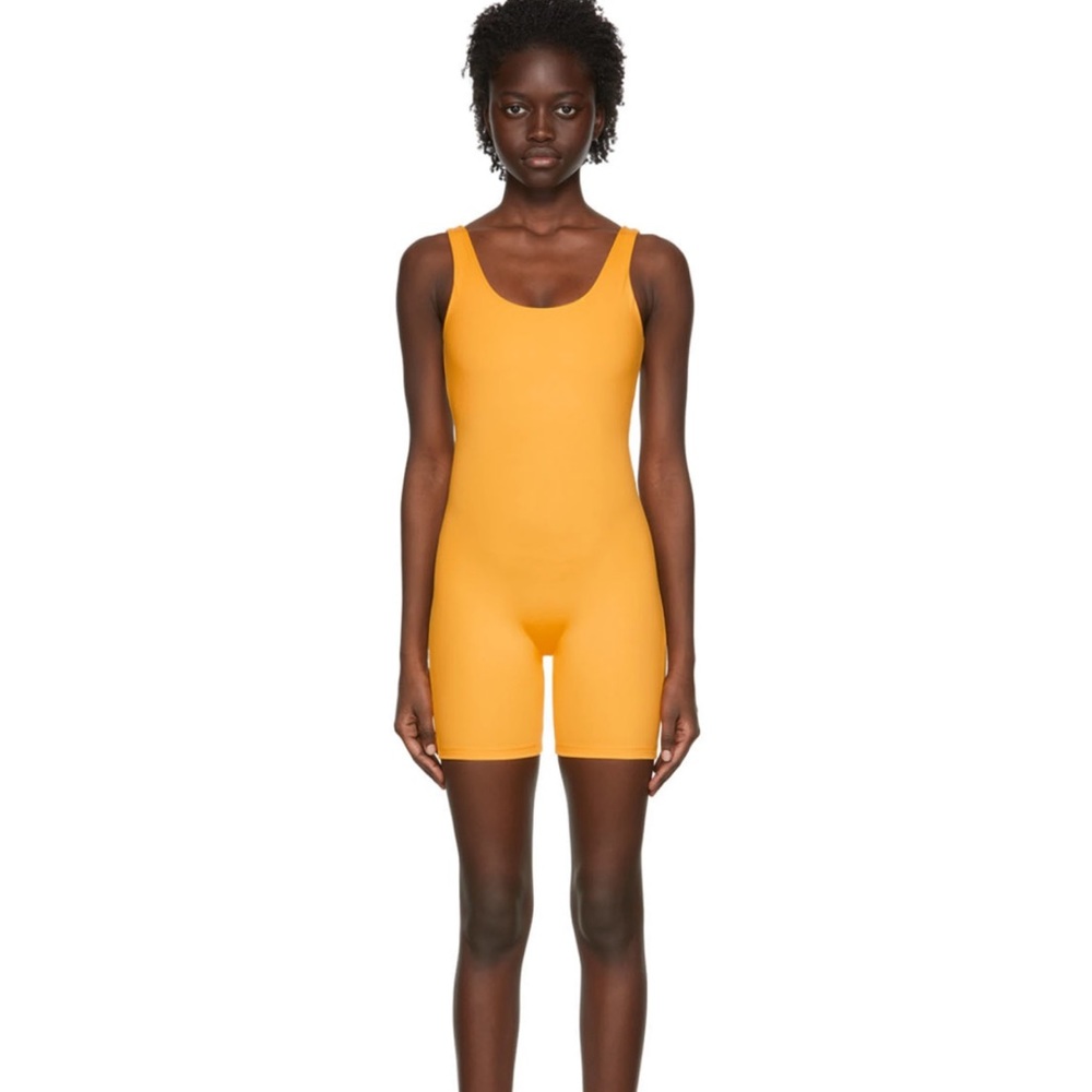 GIRLFRIEND COLLECTIVE
Yellow Recycled Polyester Unitard